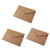 TEHAUX 3pcs Felt Expanding File Folder Button Envelope Felt File Folder File Jackets Felt Document Folder Papers Documents Holder A4 Envelopes Holder Document Student Policy Business