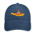Funny Yellow Submarine Denim Cap Adjustable Casquette Dad Hat Baseball Caps Trucker Caps For Men Women navy-style
