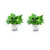 CIMAXIC 2PCS Plastic Self Watering Pot Succulent Watering Pot Wicking Flower pots Lazy Planter Water Storage Plant Pot Wick Flower Pots self Wicking Planter Succulents Vanilla Spider White