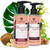 All Natural Chemical Hair Repair Shampoo and Conditioner Set Chemically Damaged Hair Paraben & Sulfate-free Shampoo & Conditioner Set - with Cupuacu, Murumuru, Seaweed, Aloe Vera & Lactic Acid 6.8oz