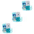Ciieeo 3pcs Pencil Sharpener Pencil Sharpening Tool Colored Pencils Sharpener Pencil Cutter Kawaii Sharpener Beauty Sharpener Portable Sharpener Kid prizes Desktop Child Metal Accessories