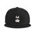 Snapback Hat No-Prob-Llama Trucker Hat Hip Hop Classic Plaid Flat Baseball Cap Black