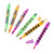 Fun Express Halloween Glitter Stacking Point Crayons, 12 Pieces