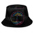 Tree of Life Sacred Geometry Mandala Bucket Hat Foldable Fisherman's Hat Travel Wide Brim Beach Sun Cap Unisex