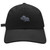 JPAK Cute Hippo Baseball Cap Embroidered Cotton Dad Hat - Hippopotamus Zoo Black