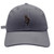JPAK Kokopelli Baseball Cap Embroidered Cotton Dad Hat - Indian Traditional Gray