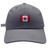 JPAK Canadian Flag Baseball Cap Embroidered Cotton Dad Hat - Gray