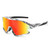 FEISEDY Sports Cycling Sunglasses, Wraparound 80s Visor Men Women, Rave Neon Outdoor Shield Baseball Shades B9099