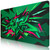 Gaming Mouse Pad, Canjoy Extended Mouse Pad 31.5x15.7inch XXL Large Big Computer Keyboard Mouse Mat Desk Pad with Non-Slip Base and Stitched Edge for Home Office Gaming Work (Green Graffiti)