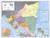 Gifts Delight Laminated 31x24 Poster: Physical Map - Maps of Nicaragua Map Library Maps of The World