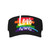Rainbow LGBT Gay Pride Visors Hat for Women Men Sports Sun Visor Hats Summer Protection Beach Sun Hat Adjustable Cap