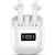 xinwld Wireless Earbuds, Bluetooth 5.3 Headphones with 4 Mics, Wireless Headphones ENC Noise Cancelling Earbuds, Ear Buds Wireless Bluetooth Earbuds,25H Playtime Wireless Earphones, LED Display, White