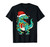 Dinosaur Santa Shirt for Boys Girls Christmas Tree Lights T-Shirt Dinosaur Santa Shirt for Boys Girls Christmas Tree Lights T-Shirt