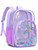 BLUEFAIRY Mermaid Backpack for Girls Clear Backpack Stadium Approved Heavy Duty Large Transparent Bag for Kids Cute Purple Book Bags See through Bags for Travel Concert School Gifts Mochila Clara