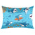Silk Pillowcase for Hair and Skin Silk Shark Coral Pillowcase Smooth Silk Pillow Covers for Sleeping Soft Breathable Satin Pillow Case(20x40inch, King Size, 1pc)