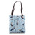 heron blue pattern in blue amazing Nature Lover Art Tote Bag
