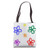 LGBT Rainbow Shoulder Bag Gay Flag Flowers Pride Ally LGBTQ Tote Bag
