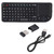Bewinner Wireless Touchpad Rechargeable Ultra Mini Thin USB Backlit Keyboard, Super Thin and Lightweight, 2.4GHz, Plug and Play, HTPC, PS3/4