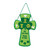 Fun Express Trinity Shamrock Cross Sign Craft Kit - Makes 12 - St. Patrick's Day Crafts for Kids