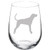 MIP Brand Wine Glass Goblet Coonhound (17 oz Stemless)
