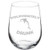 MIP Brand Wine Glass Goblet Dolphinitely Drunk Dolphin Funny (17 oz Stemless)