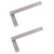 SEWACC 2pcs L- Square Ruler 90 Degree Angle Ruler Stainless Steel Angle Ruler Right Angle Carpenters Rulers 90 Degree Ruler L- Square Steel Rulers L Square Tool L-Square Quilting Mechanic