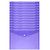 Cabilock File Folders 12 pcs Clear Document Folders with Snap Button Closure, Plastic Envelopes File Holder Filing Document Poly Envelope for A4 Letter Paper Size (Purple) Plastic Folders
