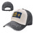 Jelly Music and Roll Unisex Vintage Washed Distressed Baseball-Cap Twill Adjustable Dad-Hat Black and White