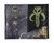 Bioworld Star Wars Mandalorian Logo And Scene Men's Bi-Fold Wallet
