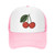 Red Cherry Adult Trucker Hat Funny Adjustable Baseball Cap Breathable Unisex Fishing Hats