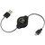 ReTrak Retractable Micro USB Cable, Black (ETCABLEMICBLK)