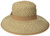San Diego Hat Company Women's Sun Brim Bow at Back and Contrast Edging, Mixed Camel, One Size