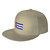 TECHPO Cuba Cuban Flag Adult Flat Brim Cap Adjustable Hip Hop Hat Unisex Snapback Baseball Cap Natural