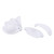 uxcell Iron Drawer Closet Shell Shape Pull Handle Knob 80x35x18mm 6pcs White