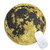 Minile Mouse Pad Moon Design Mousepad Non-Slip Rubber Round Mouse Pads for Computers - Gold Moon