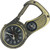 Tamarisk Clip on Hiker Watch with Compass - Black Dial - Antique Bronze Finish