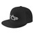 DUMIERTKL Steve Singer Vai Flat Brim Hat Baseball Cap Casual Adjustable Dad Hat for Men Women Black