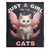 Just A Girl Who Loves Cats Blanket Gifts Ultra Soft Cozy Throw Flannel Blanket, Lightweight Fuzzy Fleece Blanket Warm Plush Throw Blankets for Couch, Sofa, Bed, 30"x40" for Baby