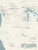 Fifty Classic Ski Descents Map 18x24 Poster (Beige & Opal Blue)