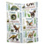 Hojizaio Dinosaur Custom Blanket with Name Personalized Name Blankets for Girls Boys Women Men Customized Blanket Gifts for Newborn Birthday Christmas Halloween Anniversary 30"x40"for Toddler/Pets