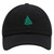 JPAK Pine Tree Premium Dad Hat Embroidered Baseball Cap Forest Camping Black