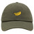 JPAK Banana Fruit Premium Dad Hat Embroidered Baseball Cap Monkey Olive Green