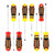 VANQUISH 8-Piece Magnetic Screwdriver Set, 4 Slotted and 4 Phillips Tips, Tool Set for Home 2154