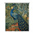 Aqua and Green Chinoiserie Shower Curtains 60x72 Inch Polyester Fabric Bathroom Shower Curtains with Hooks Durable Waterproof Shower Curtains for Bathroom Bathtub Home Decoration