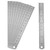 6 Inch Metal Ruler Set Stainless Steel Straight Edge Rules with Inch/Metric Scale, 10 Pack