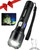 Rechargeable Flashlights High lumens, Super Bright LED Flashlight, 2000LM Brightest Flashlight, Powerful Tactical Flashlights with Instant Strobe Light, 5 Modes, Flash light for Emergencies, Camping