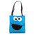 Sesame Street Cookie Monster Face Tote Bag