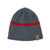 Eskimo Standard Ribbed Beanie, Gray/Red, One Size