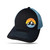 Trucker Hat - Explore The Outdoors Mountain - Snapback Hats for Men (Black/Blue Mesh)