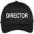 Trendy Apparel Shop Director Embroidered Baseball Cap - Black
